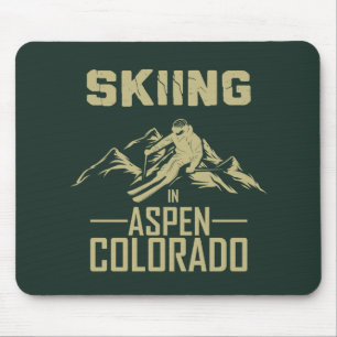 Skiing i Aspen Colorado Musmatta