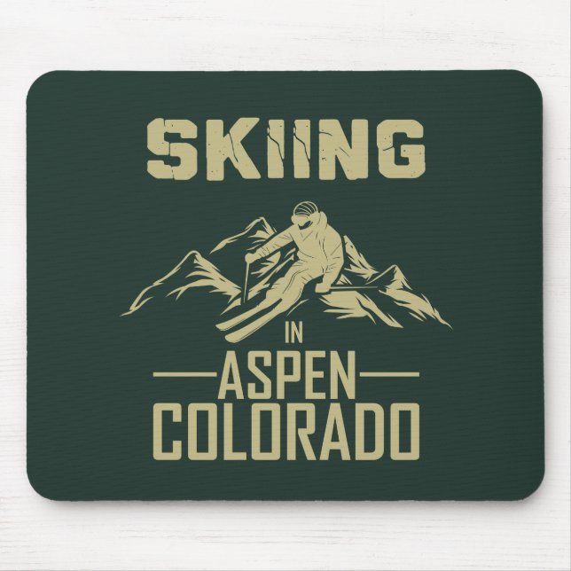 Skiing i Aspen Colorado Musmatta (Framsidan)