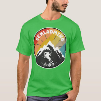 Skiing i Schladming Austria T Shirt