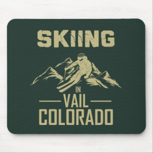 Skiing i Vail Colorado Musmatta