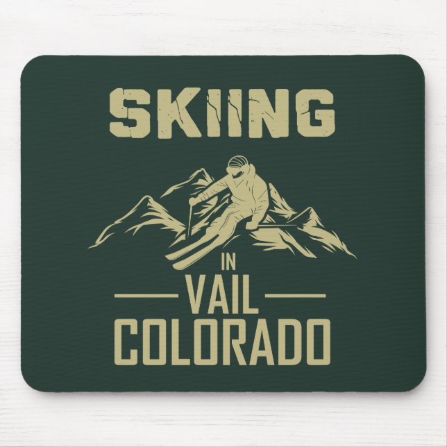 Skiing i Vail Colorado Musmatta (Framsidan)