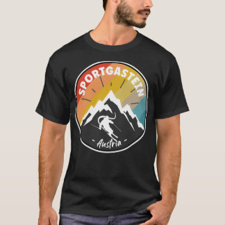 Skiing in Sportgastein Austria T Shirt