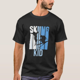 Skiing Kid Ski Skier Skiers Hobby T Shirt