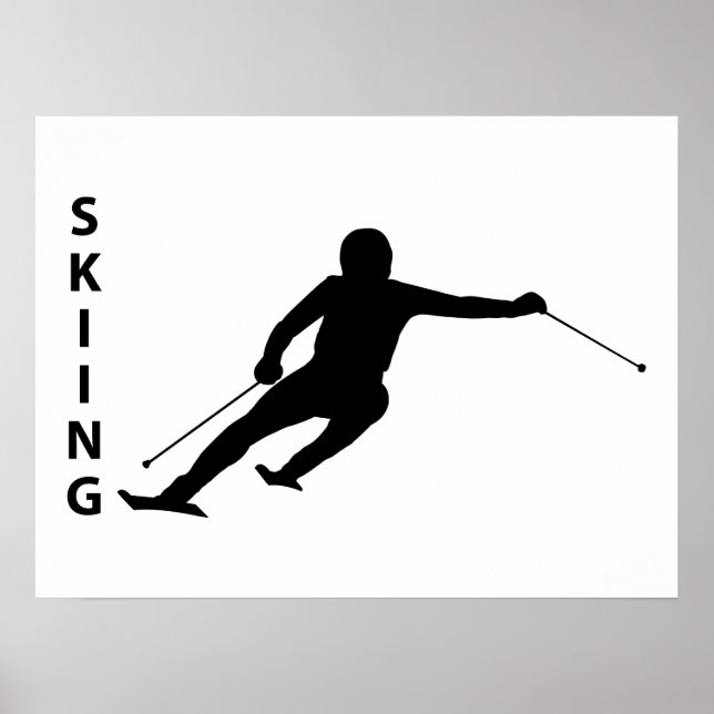 Skiing Poster (Framsidan)