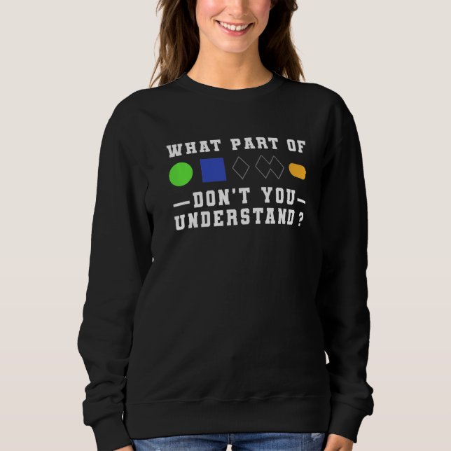 Skiing Signs What Part Of DonT You Understand Snow T Shirt (Framsida)