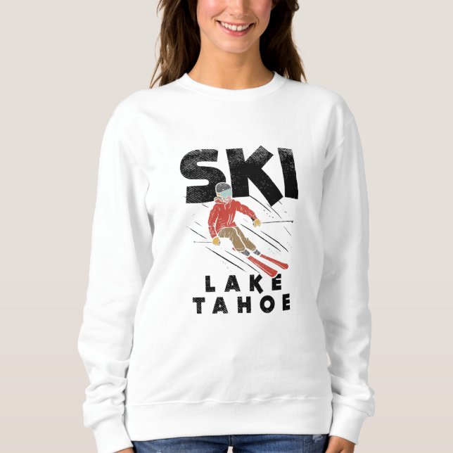 Skiing - Ski Sjö Tahoe T Shirt (Framsida)