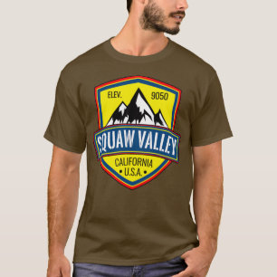 Skiing Squaw Valley California Ski Mountains Snowb T Shirt