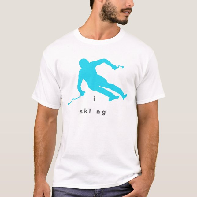 Skiing T Shirt (Framsida)