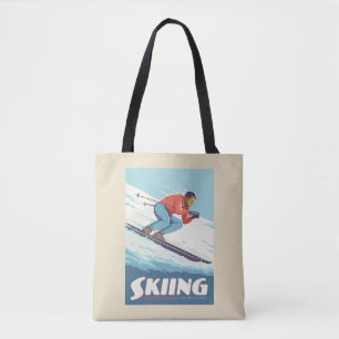 Skiing tror att Retro-utskrift kommer Tygkasse