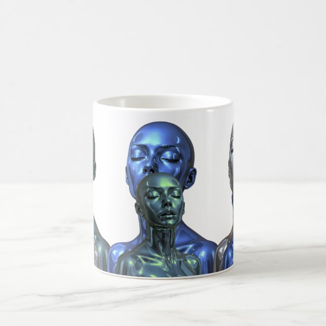 Skiktad Android Vision Kaffemugg (Center)