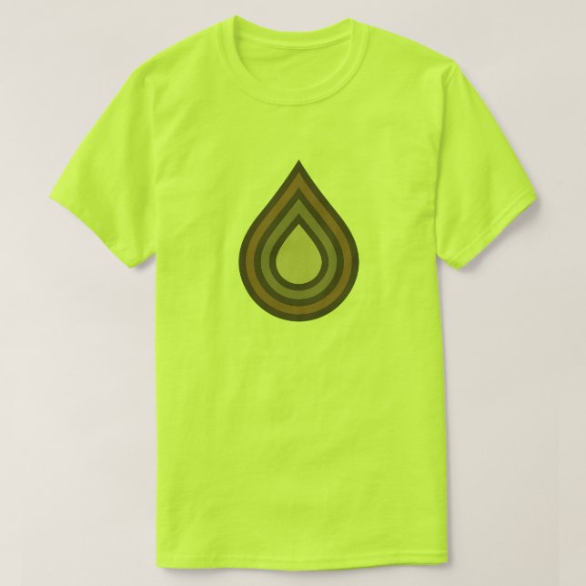 Skiktad konst T-shirt för män (Design framsida)