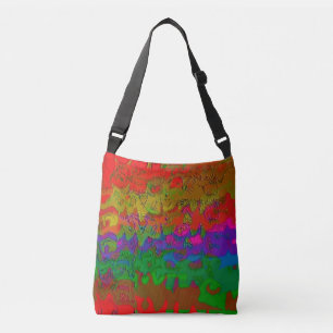 "Skiktat i Färg" Kor Body Tote Bag Axelväska