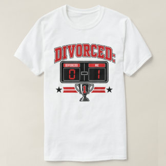 Skild: 0 — Jag: 1 Rolig resultattavla  T Shirt