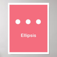 Skiljetecken - Ellips