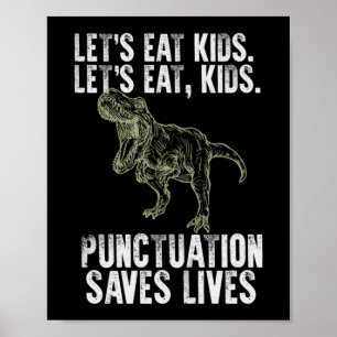 Skiljetecken räddar leve skolläraren poster