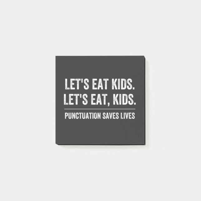 Skiljetecken sparar liv post-it block (Framsida)