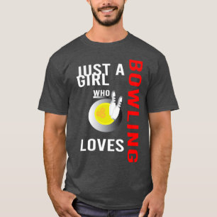 Skiljförbund med nio stift bowlareare klubb genom  t shirt