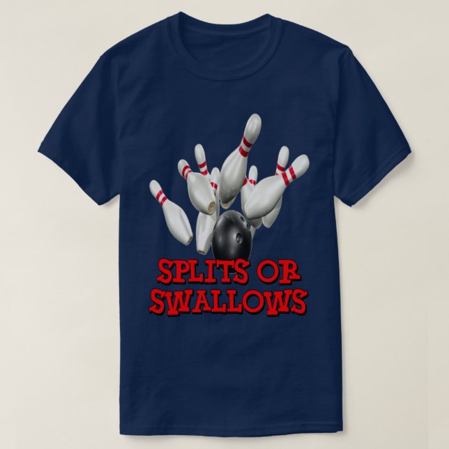 Skiljteam delar eller Sväljer T Shirt (Design framsida)