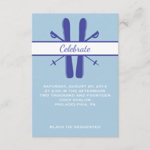 SKILLNAD HISS Pub Bat mitzvah Party-kort Inbjudningar