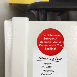 Skillnad mellan demokrat och kommunist magnet