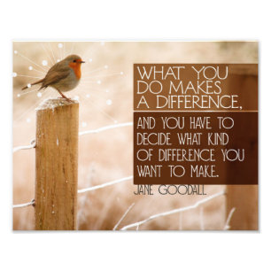 Skillnad som du vill göra fototryck