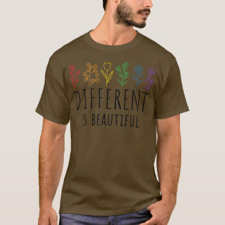 Skillnaden är vacker t shirt
