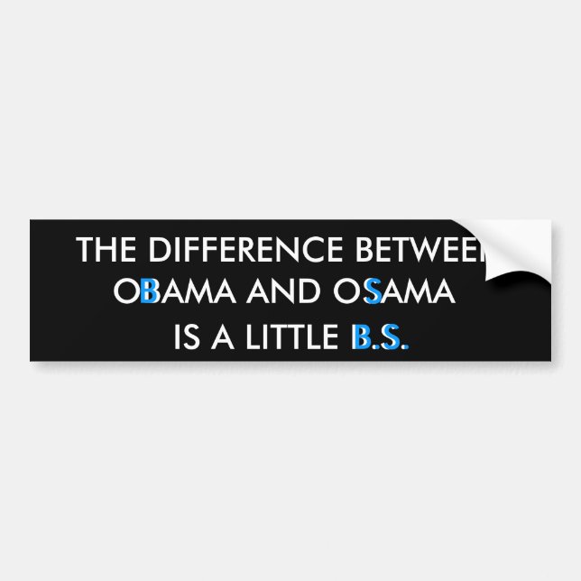 SKILLNADEN MELLAN OBAMA OCH OSAMA... BILDEKAL (Framsidan)