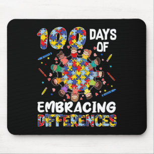 Skillnader i Cute Autism Awareness Embrace 100 dag Musmatta
