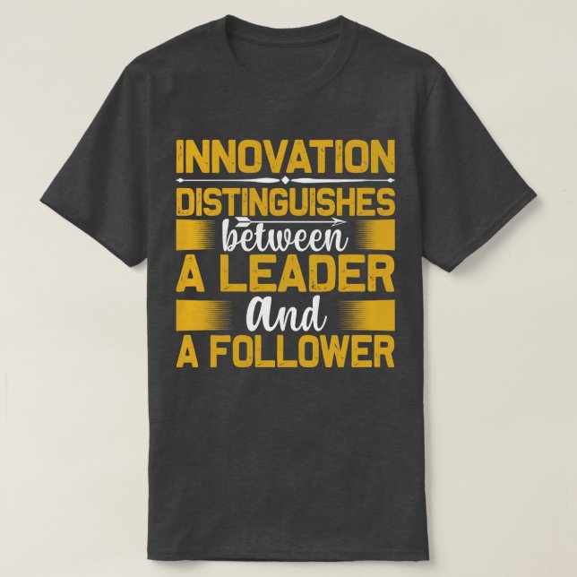 Skillnader i innovation inom innovation t shirt (Design framsida)
