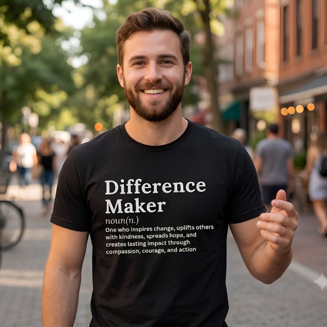 Skillnadsskapande T-Shirt Lärar- & Mentorgåva (Skapare uppladdad)
