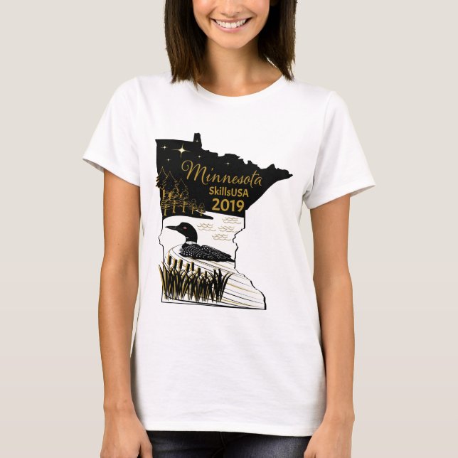 SkillsUSA T-tröja 2019 T Shirt (Framsida)