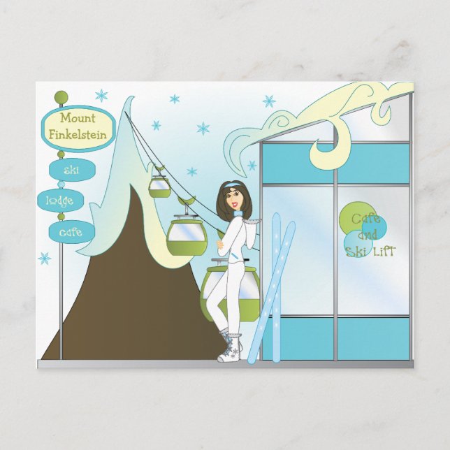 skilodgezaz, MountFinkelstein Vykort (Framsida)