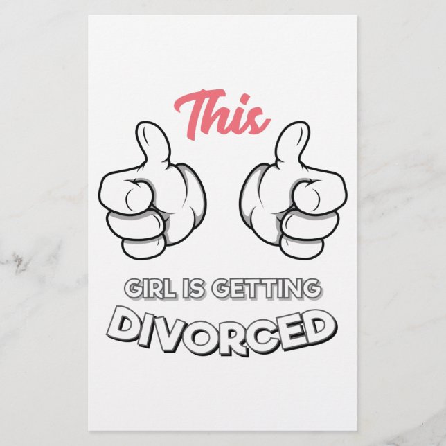 Skilsmässa - den här flickan blir skild (Framsida)