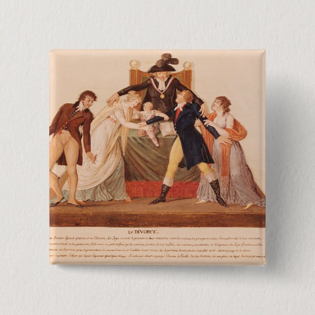 Skilsmässa. Försoningen Knapp (Framsida)