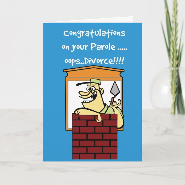 Skilsmässa Parole Kort (Framsida)