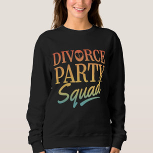 Skilsmässa Party Squad Skilda Äktenskapets Slut T Shirt