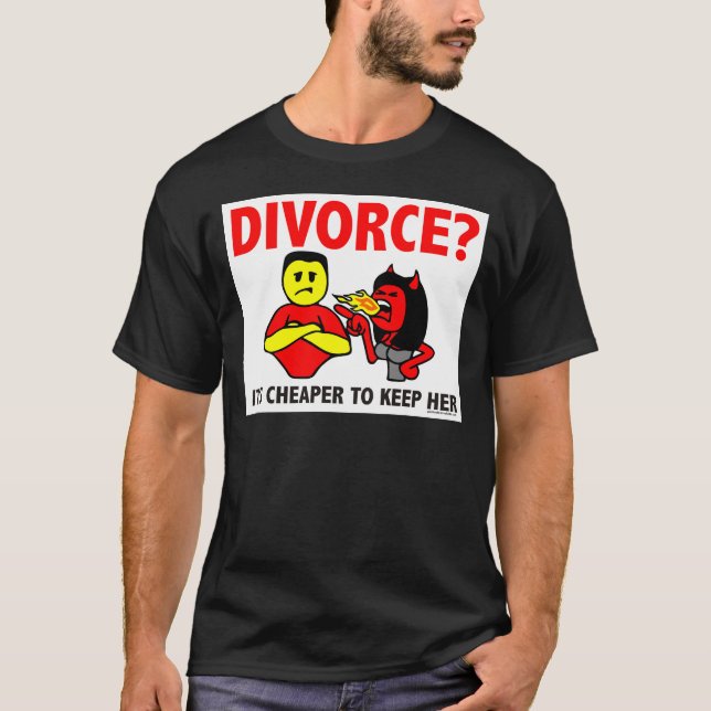 SKILSMÄSSA TEE SHIRT (Framsida)