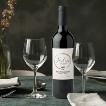 Skilsmässa Vin Etikett