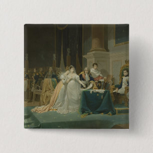 Skilsmässan av empressen Josephine (1763-1814) 1 Knapp