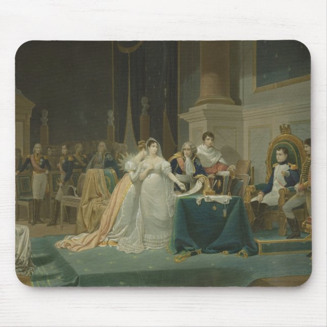 Skilsmässan av empressen Josephine (1763-1814) 1 Musmatta (Framsidan)