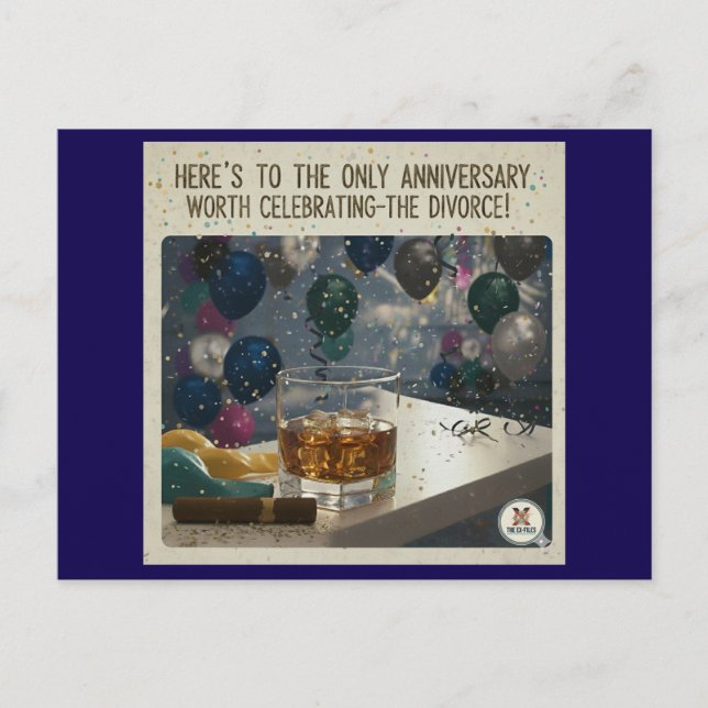 Skilsmässan (M) Helg Vykort (Framsida)