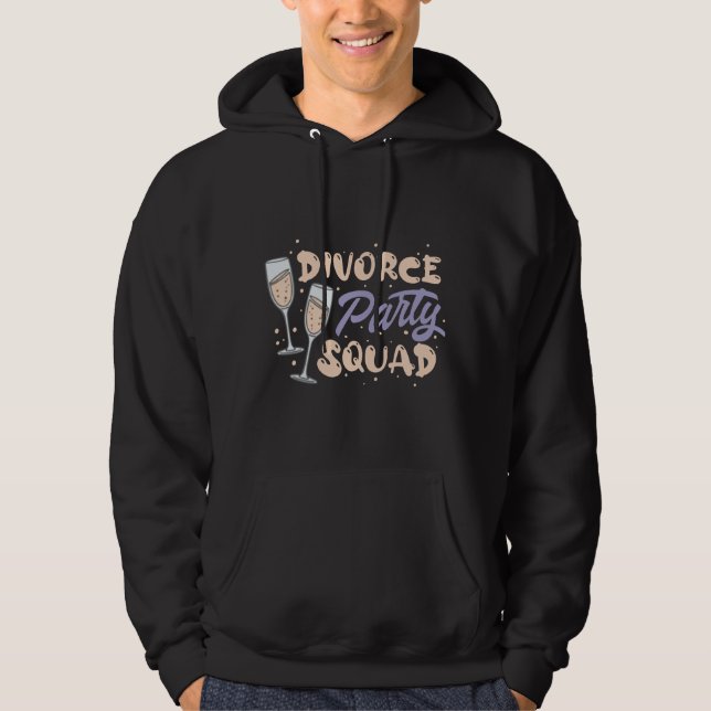 Skilsmässan mellan Party och Ultimate Firande Tee Hoodie (Framsida)