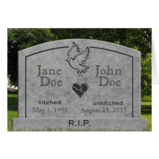 Skilsmässan - REVAkort - ändra text Hälsningskort