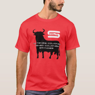 Skilt spanjor Cojones Tee