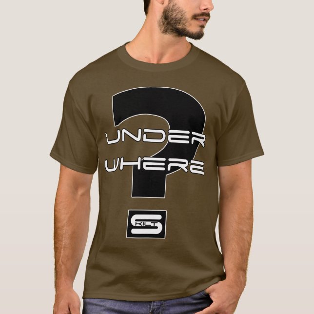 Skilt - under var? tee shirt (Framsida)