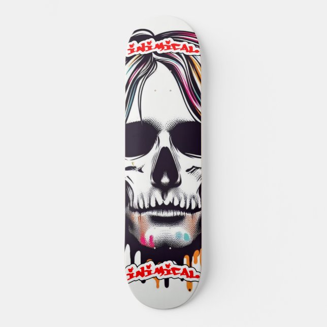 Skimbar Dead Rocker Mini Skateboard Bräda 18,5 Cm (Framsida)