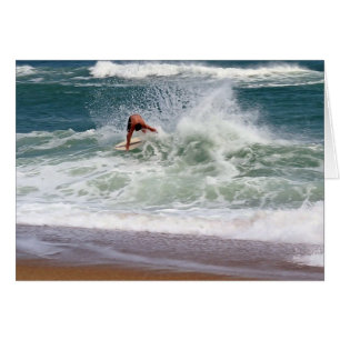 Skimboarding av Shirley Taylor Hälsningskort