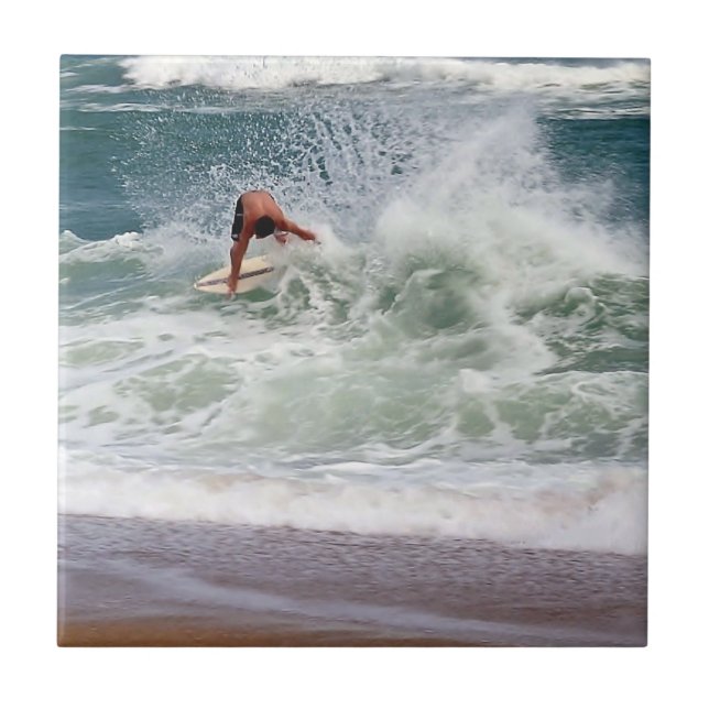 Skimboarding av Shirley Taylor Kakelplatta (Framsidan)