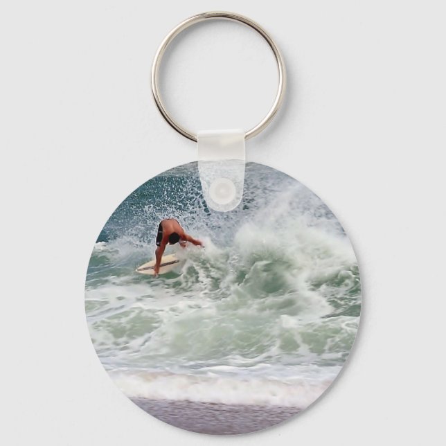 Skimboarding av Shirley Taylor Nyckelring (Framsida)