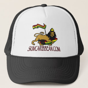 skimcaribbean lejon hatt truckerkeps